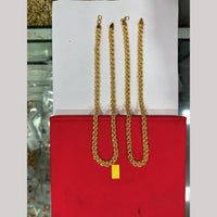 Pooja Sales Elegant Gold Plated Men's Chain