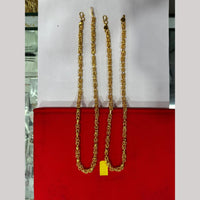Pooja Sales Elegant Gold Plated Men's Chain