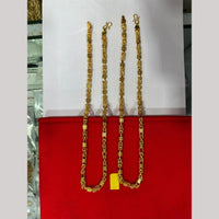 Pooja Sales Elegant Gold Plated Men's Chain