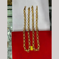 Pooja Sales Elegant Gold Plated Men's Chain