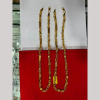 Pooja Sales Elegant Gold Plated Men's Chain