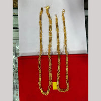 Pooja Sales Elegant Gold Plated Men's Chain