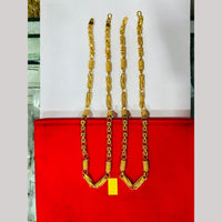 Pooja Sales Elegant Gold Plated Men's Chain