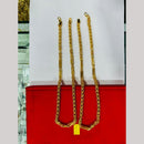 Pooja Sales Elegant Gold Plated Men's Chain