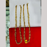 Pooja Sales Elegant Gold Plated Men's Chain