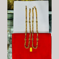 Pooja Sales Elegant Gold Plated Men's Chain