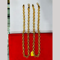 Pooja Sales Elegant Gold Plated Men's Chain
