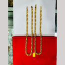 Pooja Sales Elegant Gold Plated Men's Chain