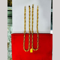 Pooja Sales Elegant Gold Plated Men's Chain