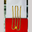 Pooja Sales Elegant Gold Plated Men's Chain
