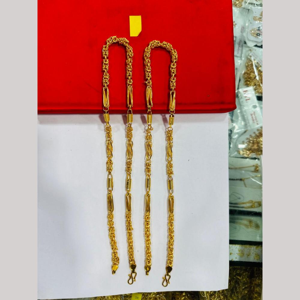Pooja Sales Elegant Gold Plated Men's Chain