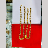 Pooja Sales Elegant Gold Plated Men's Chain