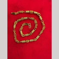 Pooja Sales Elegant Gold Plated Men's Chain