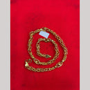 Pooja Sales Elegant Gold Plated Men's Chain