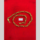 Pooja Sales Elegant Gold Plated Men's Chain