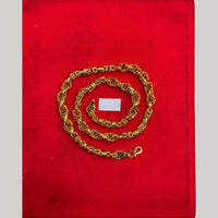 Pooja Sales Elegant Gold Plated Men's Chain