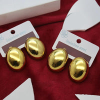 Klitz Gold Plated Stunning Fashion Stud Earring