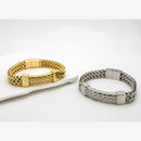 Klitz Stunning Gold / Silver Plated Men's Bracelet