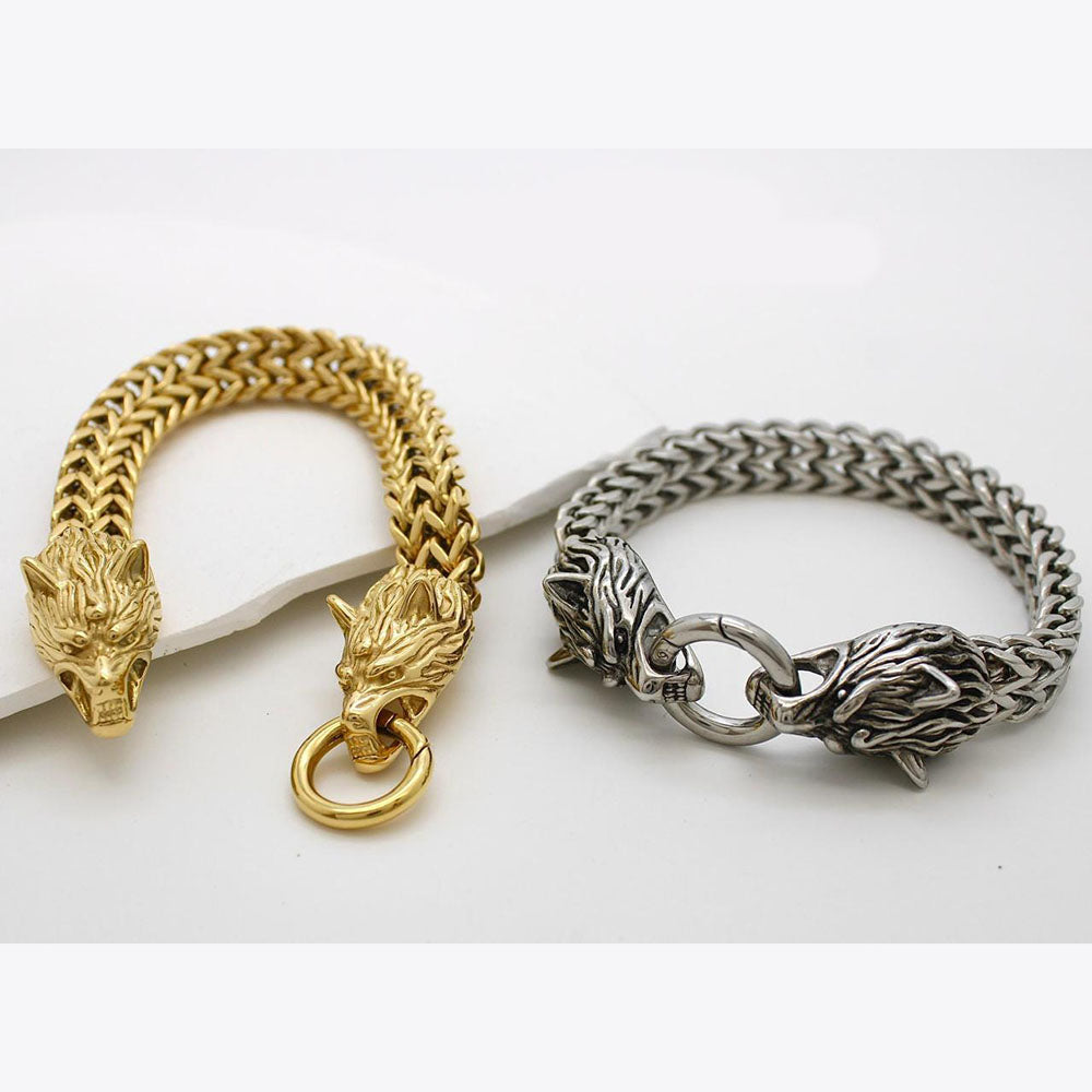 Klitz Stunning Gold / Silver Plated Men's Bracelet