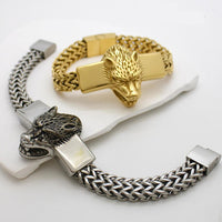 Klitz Stunning Gold / Silver Plated Men's Bracelet