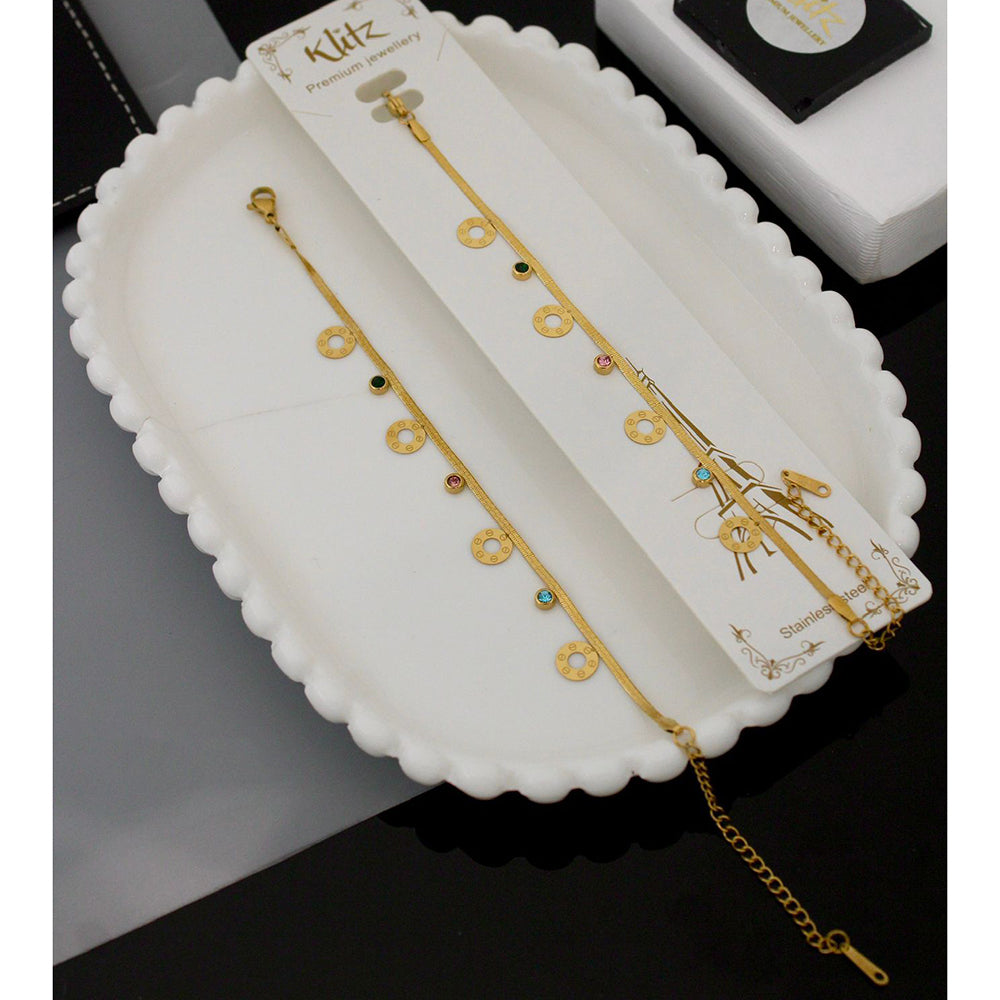 Klitz Premium Sparkle Design Austrian Stone Bracelet (1 Piece Only) (Assorted Desing)