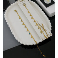 Klitz Premium Butterfly Sparkle Design Austrian Stone Bracelet