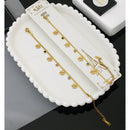 Klitz Premium Flower Sparkle Design Austrian Stone Bracelet