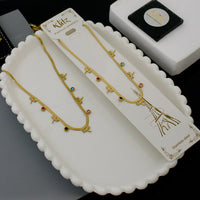 Klitz Premium Finish Glam Austrian Stone Necklace (1 Piece Only)