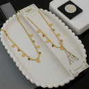 Klitz Premium Finish Glam Austrian Stone Necklace (1 Piece Only)