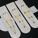 Klitz Trendy  Crystal Stone Necklace Set ( 1Piece Only)