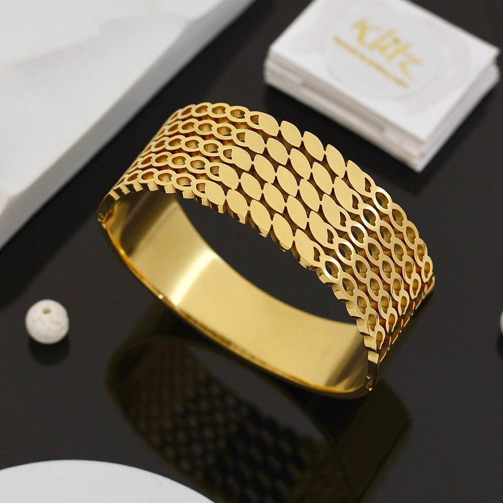 Klitz Luxe Designer Openable Bracelet