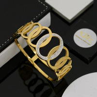 Klitz Classic Austrian Stone Openable Bracelet for Daily Wear