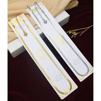 Klitz Modern Minimal Snake Chain Necklace