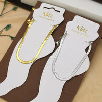 Klitz Modern Minimal Snake Chain Necklace