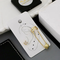 Klitz Premium Crystal Stone Earcuff Earrings