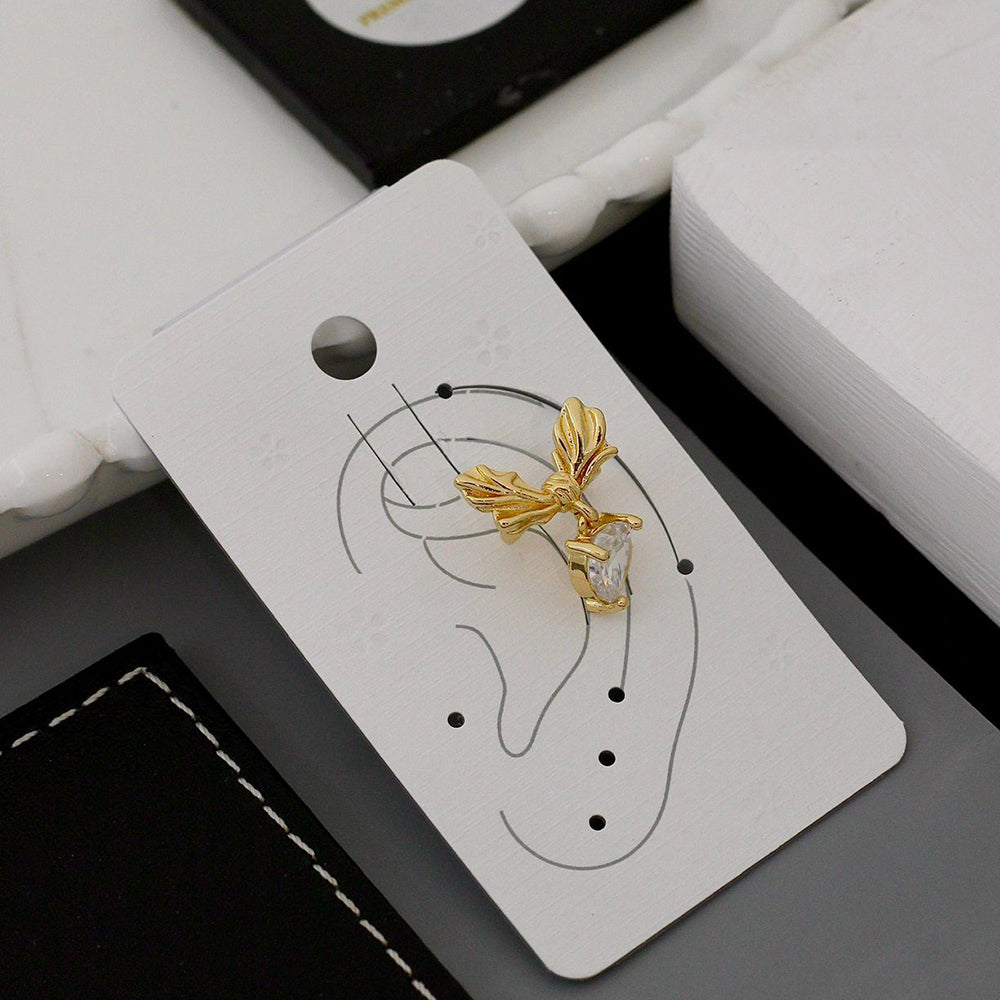 Klitz Premium Crystal Stone Earcuff Earrings