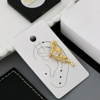 Klitz Premium Crystal Stone Earcuff Earrings