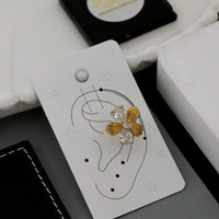 Klitz Premium Crystal Stone Earcuff Earrings