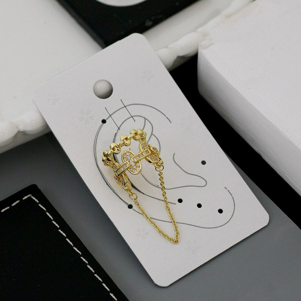 Klitz Premium Austrian Stone Earcuff Earrings