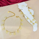 Klitz Adjustable Heart Charm Chain Bracelet