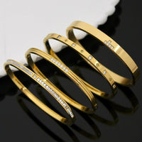 Klitz Classic Austrian Stone Openable Bracelet for Daily Wear