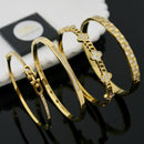 Klitz Classic Austrian Stone Openable Bracelet for Daily Wear