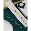 Klitz Sparkling Crystal Stone Necklace  ( 1 Piece Only)