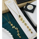 Klitz Sparkling Crystal Stone Necklace  ( 1 Piece Only)