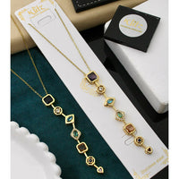 Klitz Sparkling Crystal Stone Necklace  ( 1 Piece Only)