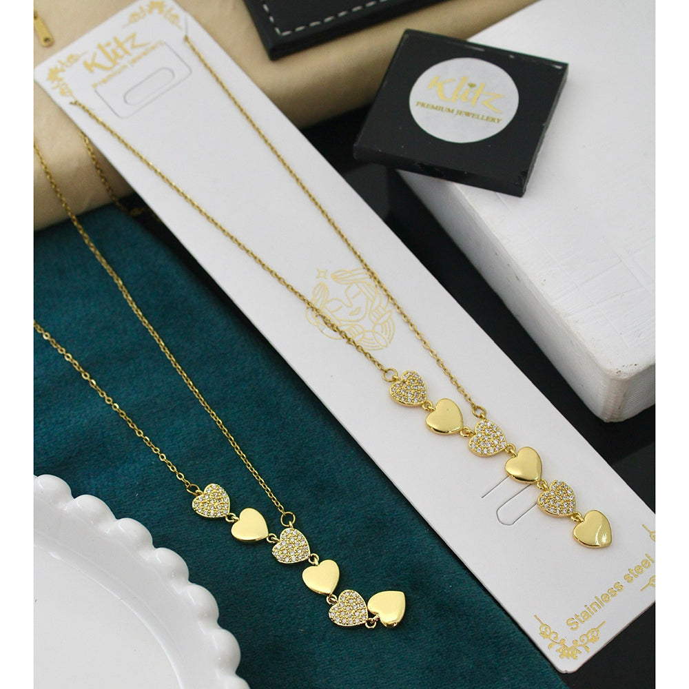 Klitz Sparkling Austrian Stone Necklace  ( 1 Piece Only)