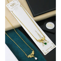 Klitz Sparkling Crystal Stone Necklace  ( 1 Piece Only)