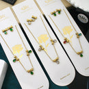 Klitz Sparkling Crystal Stone Necklace  ( 1 Piece Only)