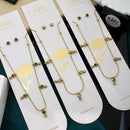 Klitz Sparkling Crystal Stone Necklace  ( 1 Piece Only)