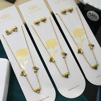 Klitz Sparkling Crystal Stone Necklace  ( 1 Piece Only)